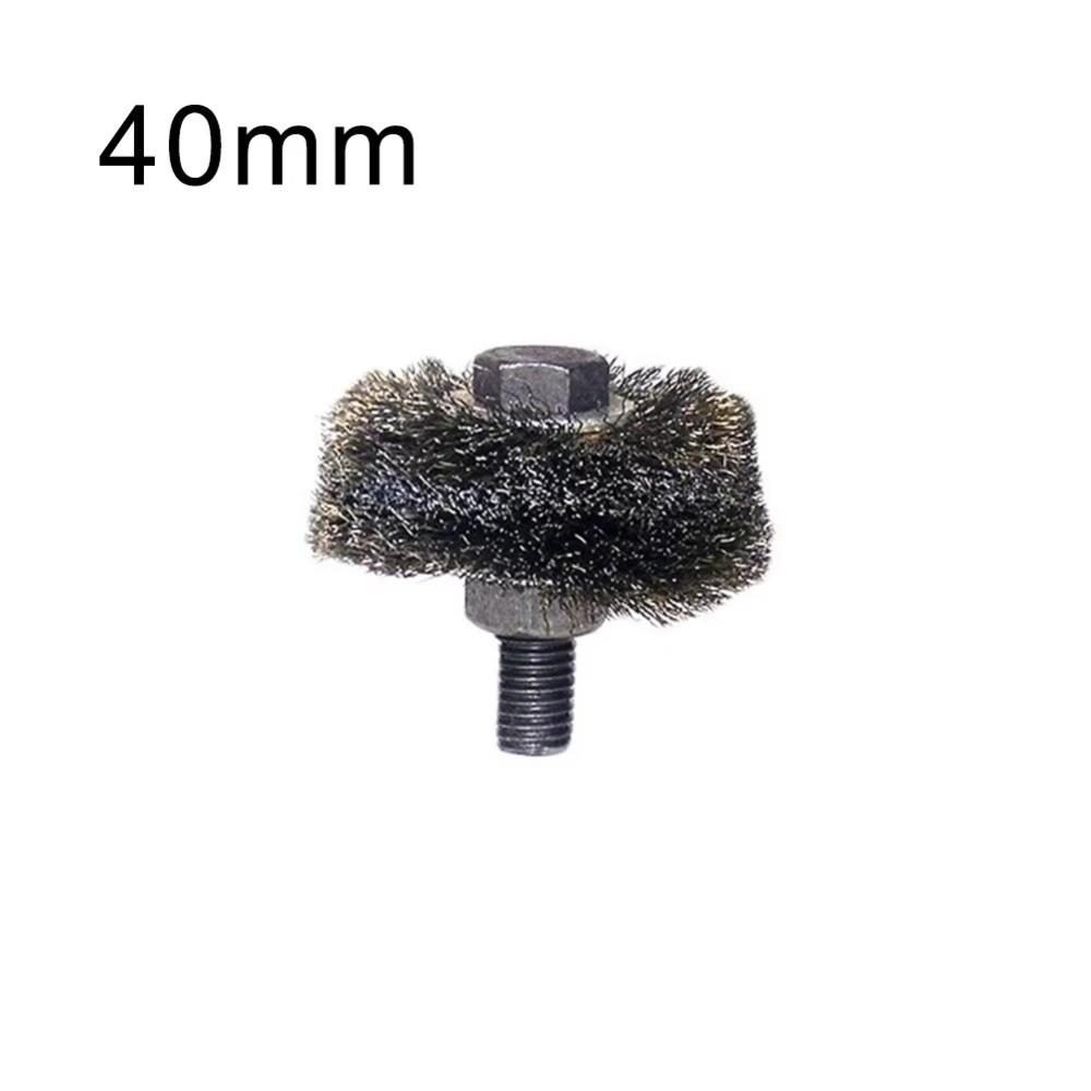 35 40 45 50 60mm Sizes Boiler Pipe Cleaner Soot Grime Remover Boiler Tube Brush  For Soot Removal