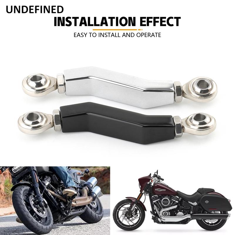 2023 For Harley Softaill Standard FXST Low Rider S Street Bob Mid Controls Brake Pedal Pushrod Linkage Arm Link Brake Lever