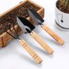 Three-Piece Gardening Tool Set: Flower and Vegetable Soil Loosening Shovels for Home and Potted Floral Art.