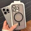 Роскошный ультратонкий матовый чехол для iPhone 15 14 Plus 13 12 11 Pro Max Для Magsafe Беспроводная зарядка Магнитный Прозрачный Ударопрочный Чехол