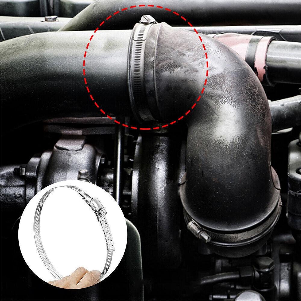 Винтовой бандажный хомут-лента с крепежом для шлангов, для труб, воздуховодов, самодельный червячный зажим