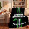 Gabriel Bortoleto Custom Flannel Blankets Soft Warm Cozy Throws for Home Decor Holiday Gifts