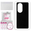 apgo Protective Skin Sticker for the Back Compatible with Huawei P50, Wrap Film, Foil, Vinyl - Pattern Matte Black