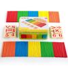 Solid Wood Counting Sticks: Educational Addition & Subtraction Puzzle for Children