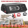 1000W Pure Sine Wave Power Inverter 12V DC To 110V 3 AC 4 USB Socket Auto Power Adapters for RV Camping New Car Power Inverter