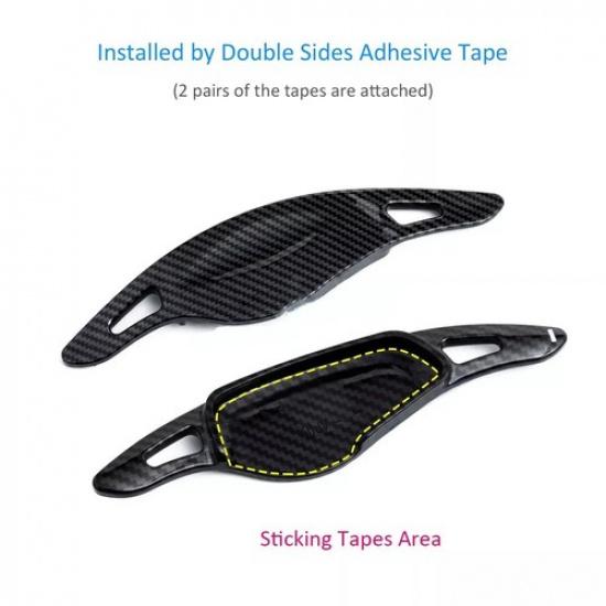 For BMW Steering Wheel Paddle Shifter Shift Extension Accessories Carbon Fiber