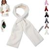 Soft Scarf with Hidden Zipper Pocket Phone Storage Faux Fur Scarf Warm Long Scarf  Winter Season