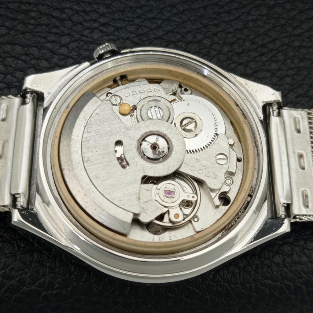 ВИНТАЖНЫЕ АВТОМАТИЧЕСКИЕ ЧАСЫ SEIKO 5 7009A ЯПОНИЯ МУЖСКИЕ КРЕМОВЫЙ ЦВЕТ ЦИФЕРБЛАТ a709111-1