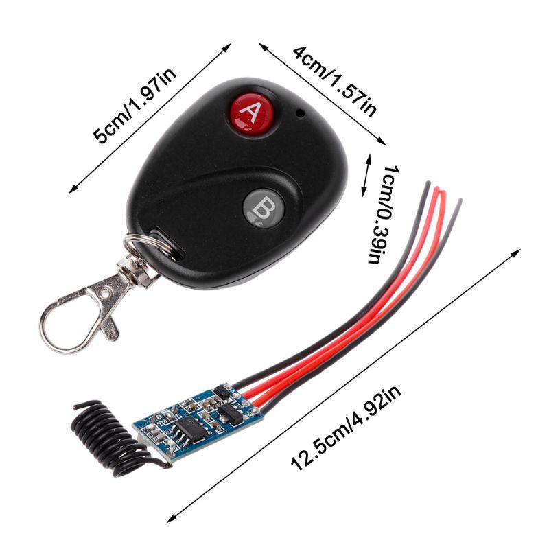 Control Wireless Switch Remote Relay Dc3v 37v 5v 6v 7v 9v 12v Mini Power Led Lamp