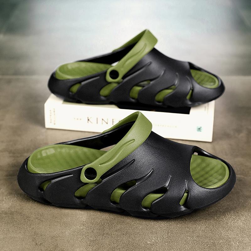 Тапочки для мужчин Мужские сандалии Обувь для мужчин Нескользящая обувь Износостойкие пляжные мягкие и удобные тапочки для ванной Новые