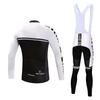 Осенние велосипедные майки, комплект одежды для велоспорта, мужские белые брюки-комбинезон с длинными рукавами, костюм для велосипедной одежды