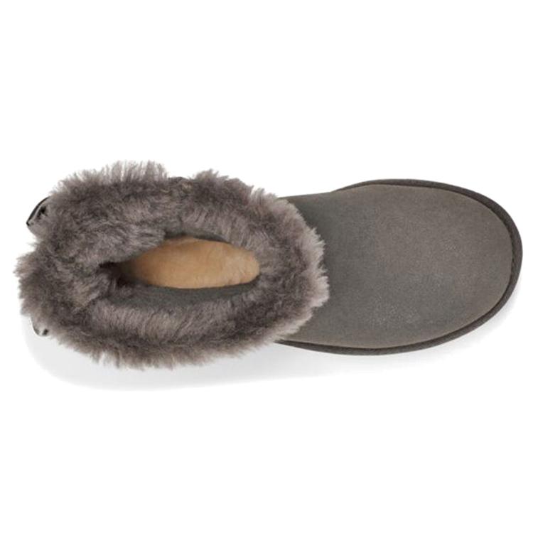 UGG Мини Бейли Боу Глиммер Угольный Женские 1125795-CHRC