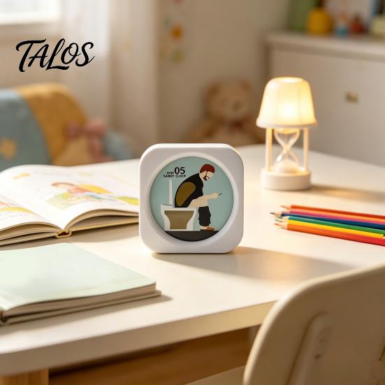 Stress Relief Quicksand Toy 5 Minute Toilet Sand Timer, Funny Bathroom Hourglass with Pooping Man Novelty Gift for Colleagues Graphic, Visual