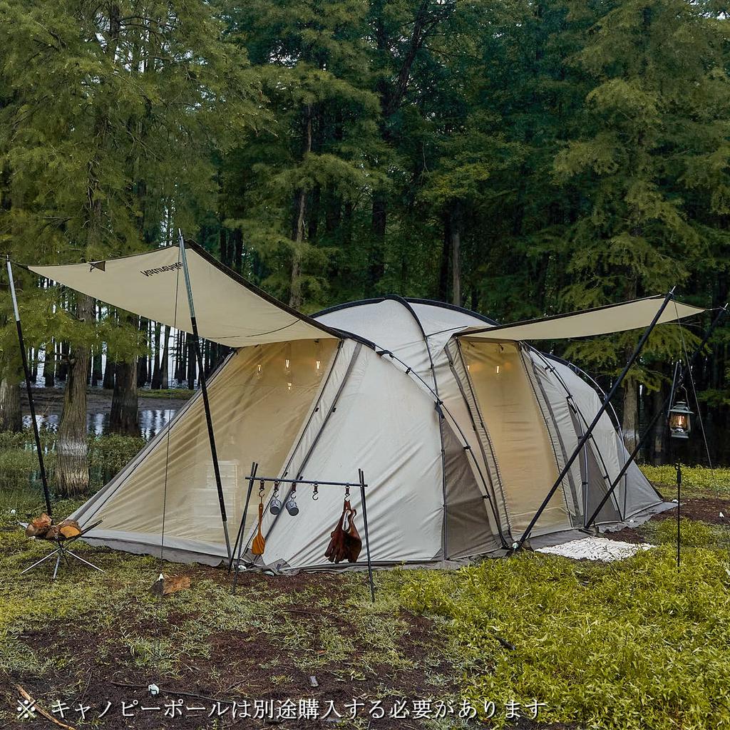 Naturehike Official Shop Туннельная палатка 2-комнатная палатка с навесом, двухслойная, с юбкой, дышащая сетка, несколько входов, передняя камера, защита от ультрафиолета, вода