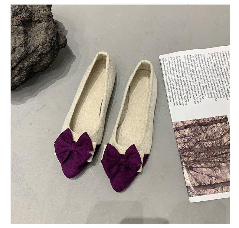 Женщины Девочки Твердые Большие Размеры Слипоны Плоские Мелкие Комфортные Повседневные Одиночные Туфли С Цветочным Принтом