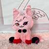Мягкая игрушка Angel Kitty из Hazbin Hotel, очаровательная плюшевая кукла, вдохновленная Helluva Boss, для поклонников и коллекционеров.