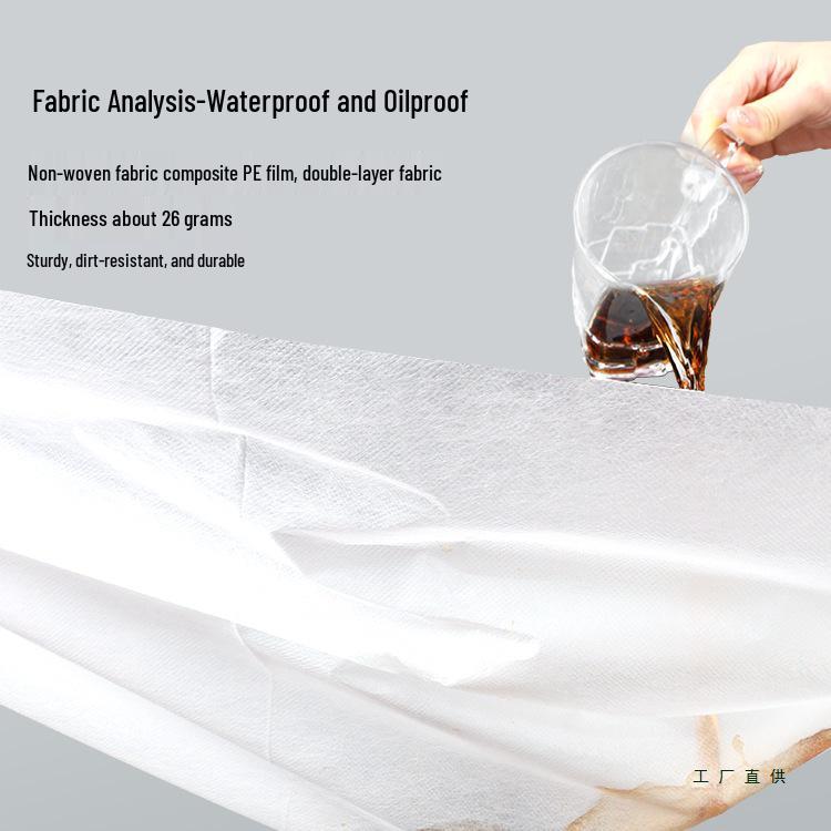 100 Disposable Waterproof & Oilproof Massage Bed Sheets with Hole – Breathable Non-woven Fabric