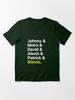 The Human League Johnny & Moira & David & Alexis & Patrick & Stevie. Schitts Creek characters Essential T-Shirt