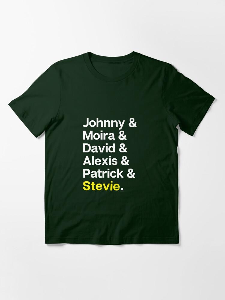 The Human League Johnny & Moira & David & Alexis & Patrick & Stevie. Schitts Creek characters Essential T-Shirt