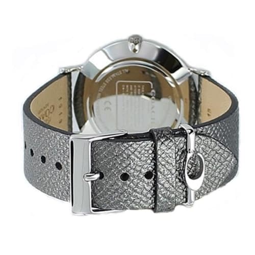 Coach Perry Watches with Storage Box for Men and Women, Matching Leather Straps, 1450315514503119