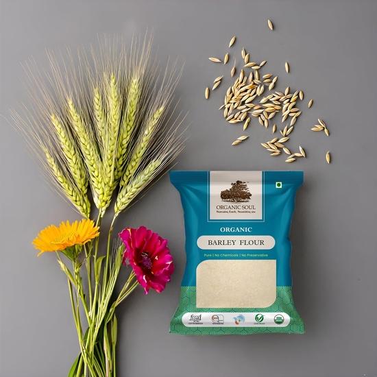 Органическая ячменная мука/Jau ka atta 900 грамм/сертифицировано NPOP I Органический сертифицированный