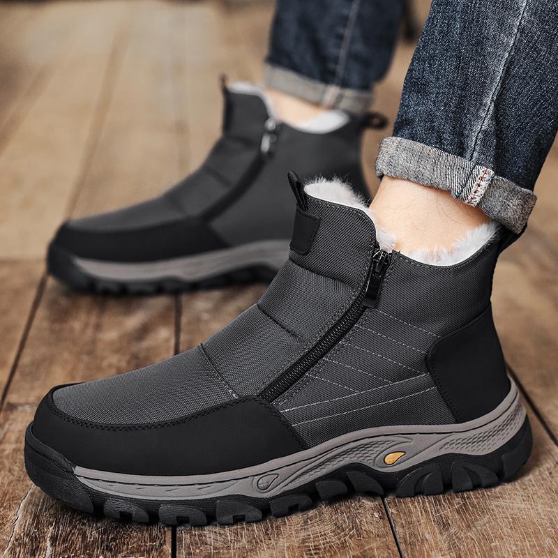 Winter Boots Same Style for Men and Women Soft Bottom Anti-Slip Warmth Preservation Free Shipping Men's Shoes Comfortable Cold Resistant
