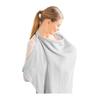 Women Breastfeeding Cover Up with 2 Pockets Adjustable Straps Breathable Nursing Cloak Breast Feeding Shawl