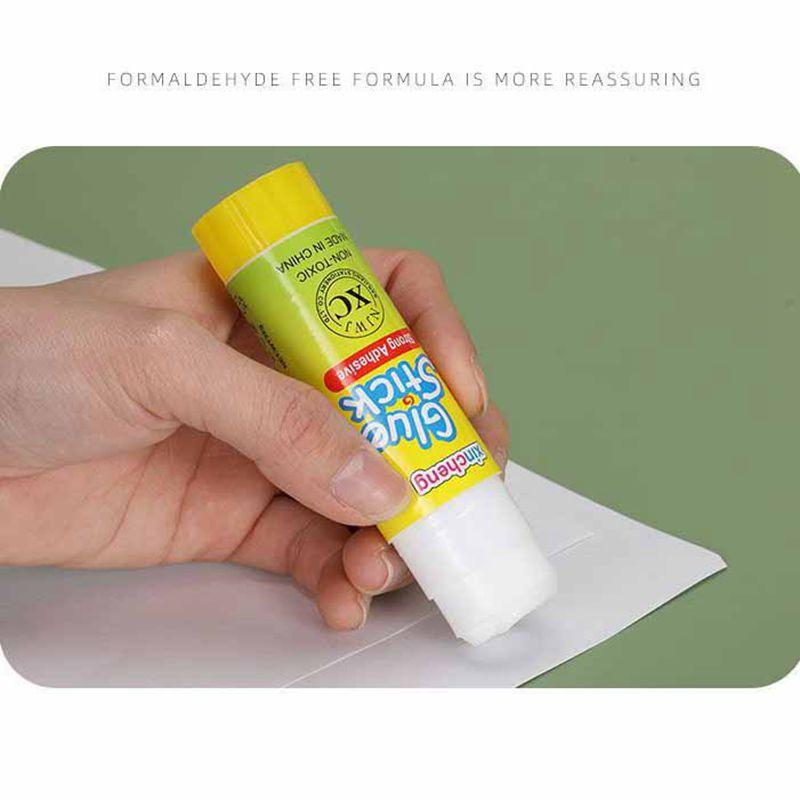 Мультяшный клей-карандаш для студентов, детей, высокая вязкость, твердый клей, прочная фиксация, забавные канцелярские товары, школьные и офисные и домашние принадлежности