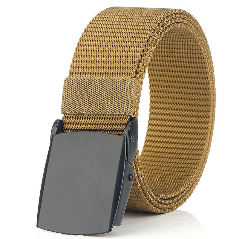 Холщовый ремень, нейлоновый ремень с автоматической пряжкой, быстросохнущий мужской ремень для уличной тактики