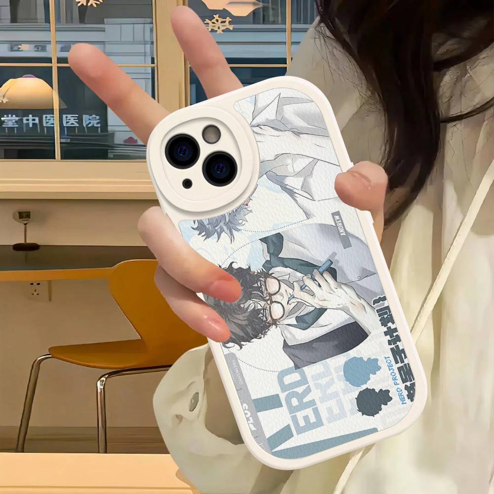 Чехол для телефона Nerd Project Bl Anime для iPhone 16 15 14 13 12 11 Pro Max Plus Кожаный противоударный чехол