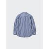 Uniqlo Япония Широкая Рубашка Полоски Обычный Цвет