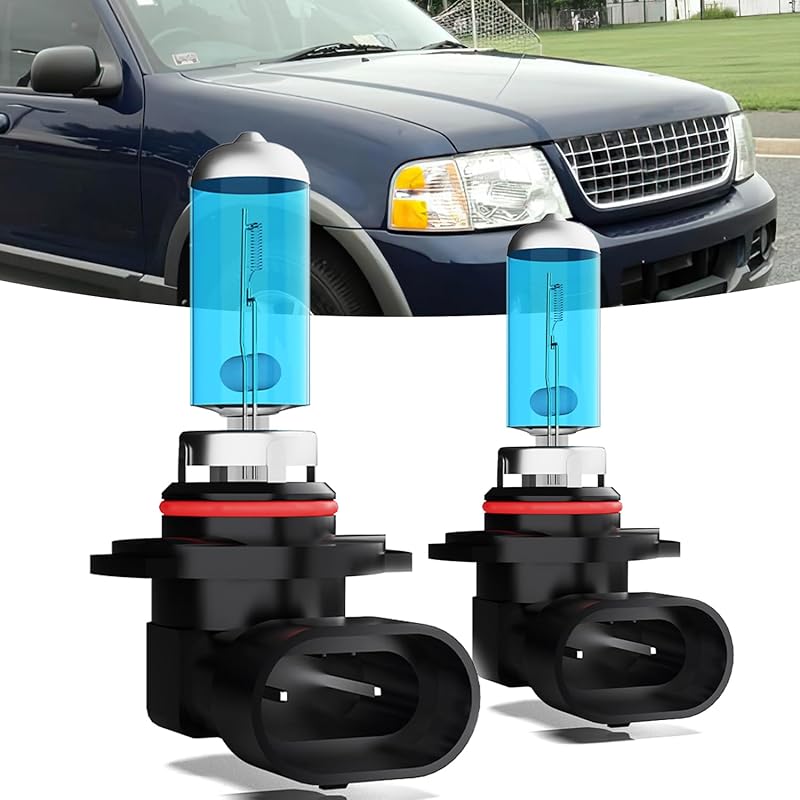 Галогенные фары подходят для Ford Explorer 2002-2005, лампы фар, 9005/HB3/H10 дальний свет + 9006/HB4 ближний свет + 9145/9140 противотуманные фары, комплект, подключи и