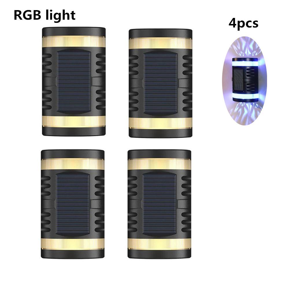 Настенный светильник на солнечных батареях, уличный водонепроницаемый светильник на солнечной энергии, освещающий вверх и вниз, украшение для дома, сада и двора, уличные солнечные лучи