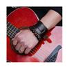 2025 Latest Model  Trendy Men Wide Genuine Leather Bracelet Brown Wide Cuff