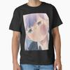 Men Casual Shirts Short Sleeves Aharen San Wa Hakarenai Manga Series Summer Black Tees Oversized T-shirts