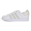 adidas Оригинальные кроссовки Superstar Удобные повседневные низкие кроссовки Женские кроссовки Белые Зеленые H03728