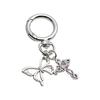 Elegant Butterfly Bows Shaped Keyring Versatile Fashion Accessory for Women Bag Pendant Phone Charm and Keychain