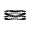 Audi 4Pcs Wheel Hub Stickers Wheel Rims Aluminium Decoration Strips For Sline A4 B8 B6 B7 B9 A3 A6 C7 C6 C5 A5 Q5 A1 A6 Quattro