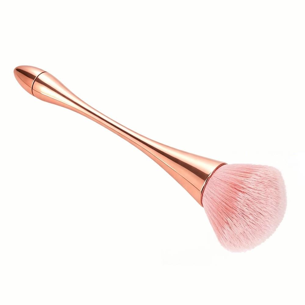 Ergonomic Comfort Handle Powder Remover Manicure Brush Acrylic Powder Leftover Quick Removal