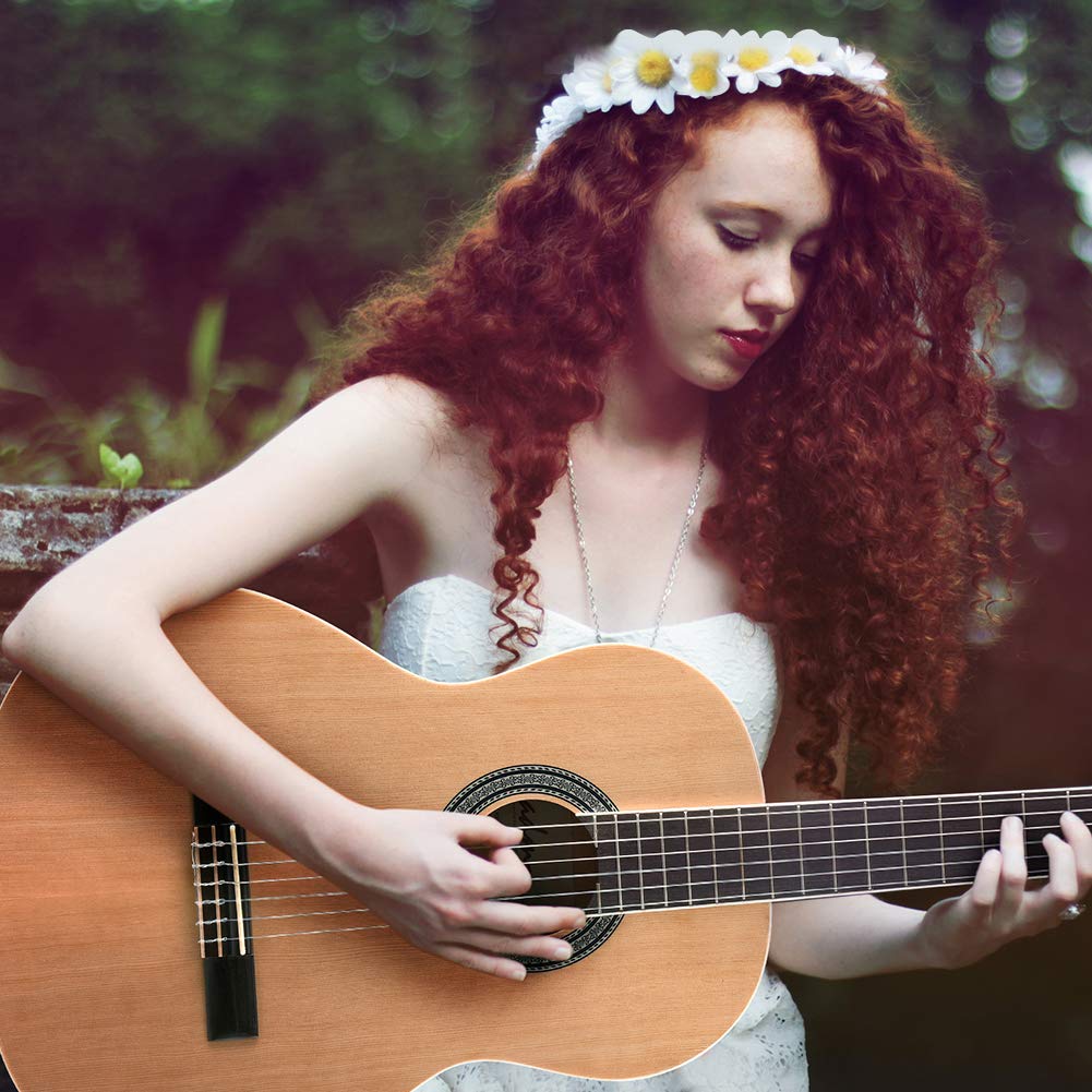 ADM Classical Guitar Beginner Set 39-дюймовая вводная практическая гитара с нейлоновыми струнами, набор из 9 предметов (натуральный)