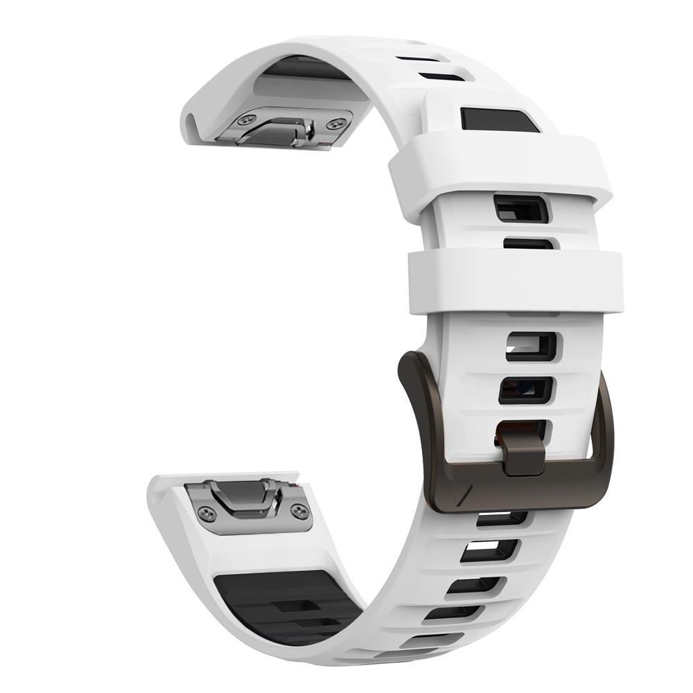 22 мм 26 мм Ремешок для часов Двухцветный силиконовый для Garmin Fenix 8 Pro 8 7X 7Pro 6/Enduro 3/Instinct 2X/Tactix 8 Смарт-часов Ремешки для часов