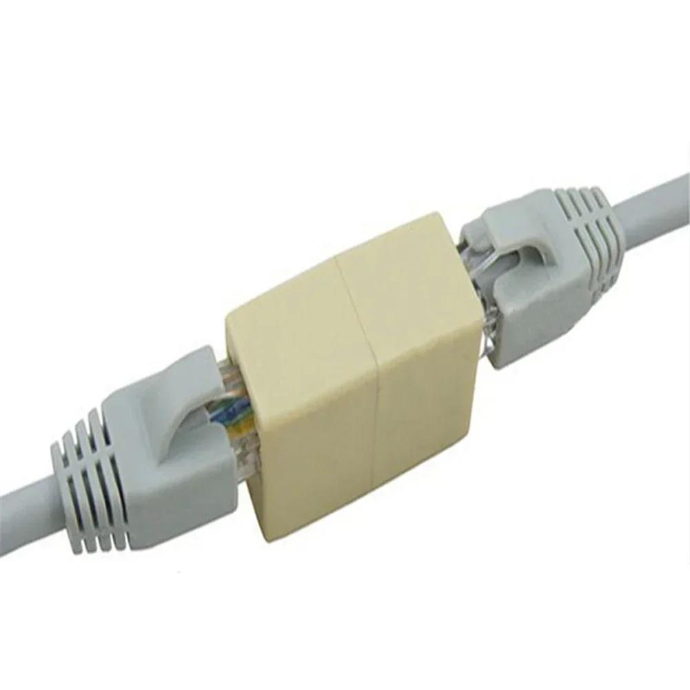 Сетевой Ethernet Двойной Прямой Головной Lan Кабель Соединитель Муфта RJ45 CAT 5 5E 6 6a Удлинитель Штекер Разъем Сетевого Кабеля