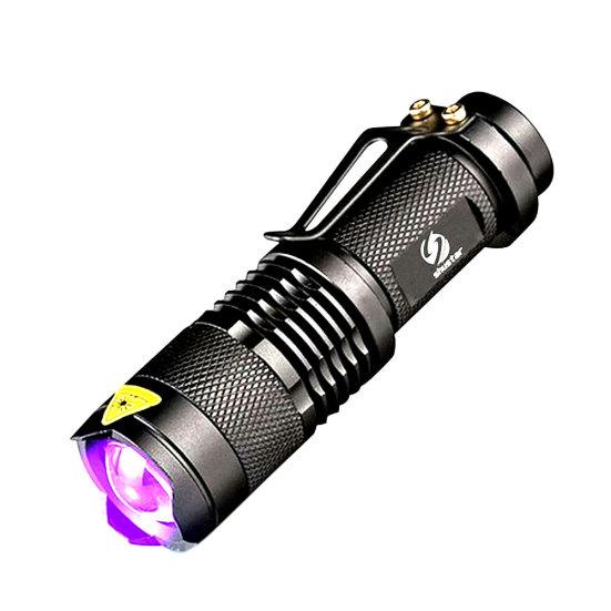 УФ Фонарик Лампа Фонарь Питание от батарейки AA Свет Черного Света Питание для Детектора Маркеров