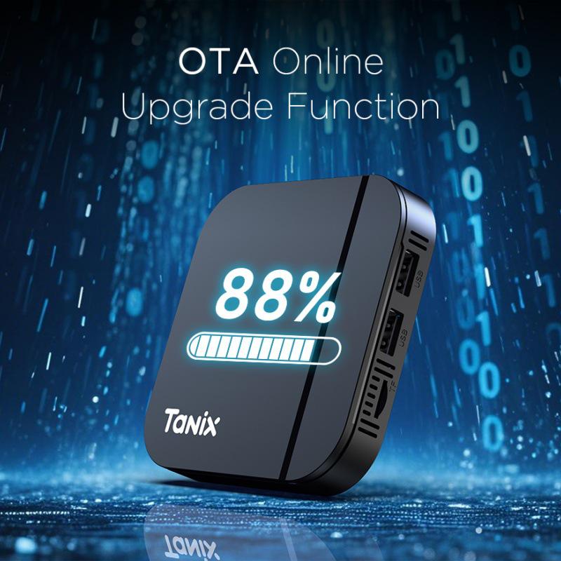 TANIX TX13 Android Set-top Box S905Y5, BT5.0, 4K 3D, WiFi6, HD TV.