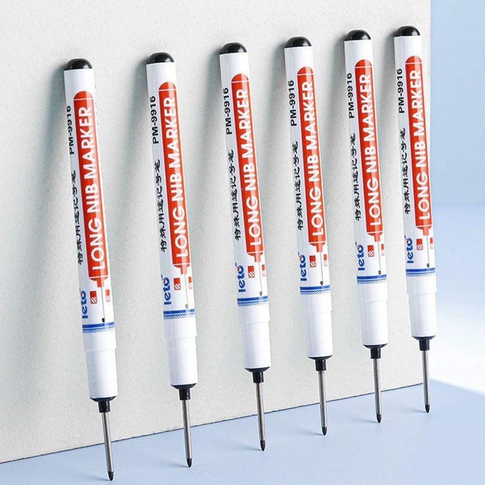 Woodworking Decoration Bathroom Long Head Markers Deep Hole Marker Hareware Processing Marker Pen