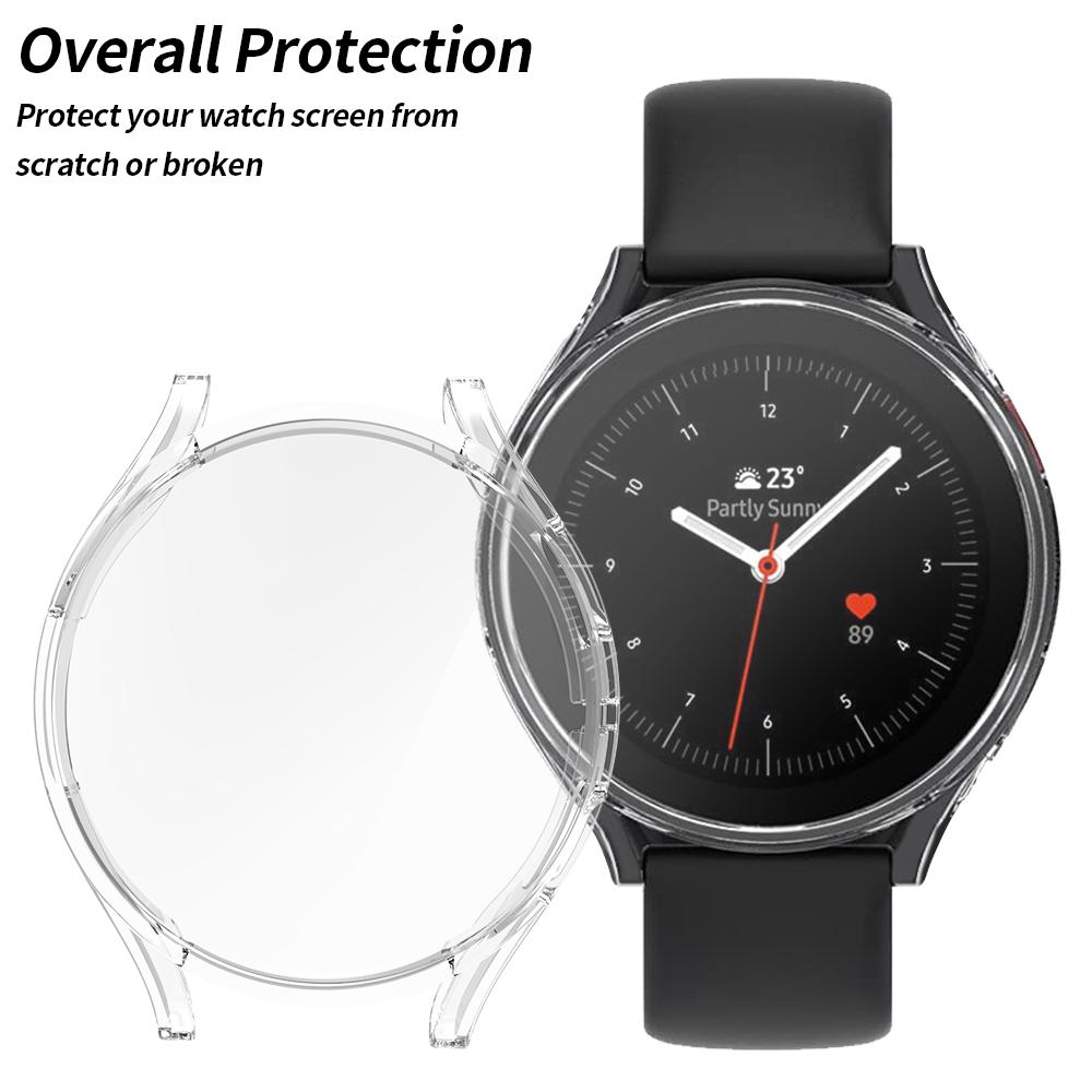 Чехол+Стекло для Samsung Galaxy Watch 4 40мм 44мм ТПУ Защита экрана+Бампер для Samsung Galaxy Watch5 40мм 44мм Защитный чехол