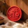 Decorative Paving Stone Mold Garden Stepping Silicone Mold, DIY Concrete Cement Reusable Flower Bed Form Round Casting for Pathway Patio Yard
