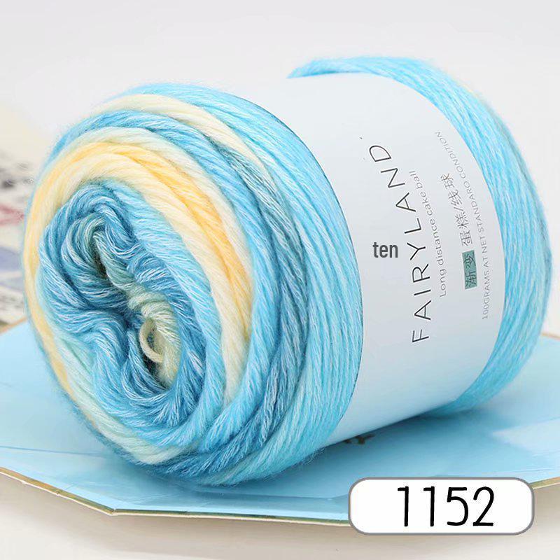 Ten Moments Soft Gradient Wool Yarn for Sweaters, Hats, Shawls & Scarves