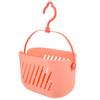 Bathroom Storage Basket Hanging Wall Mounted Plastic Organizer For Shower Cleaning Supplies Portable Bath Tote Basket For