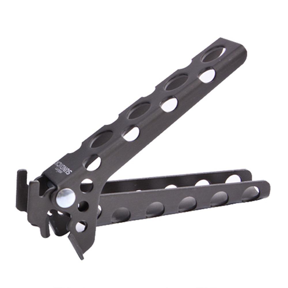 Aluminum Alloy Pot Clamp Portable Pan Grip Handle Durable Pot Gripper Outdoor Cooking